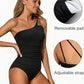 🌸🌼Frühjahrsaktion 49% RABATT🧚Einstückiger asymmetrischer Damen-Badeanzug