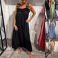 💕Lässiges ärmelloses Damen-Maxikleid mit Taschen