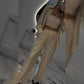 💕2025 HEISSER VERKAUF💐Paillettenblazer und weite Hose für Damen (3-teiliges Set)