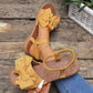 Flache Sandalen mit Schleife für Frauen