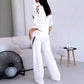 🎁 Hot Sale 49% OFF 🔥Damen gestreifte Kurzarm-Oberteile ＆ Hosen Zweiteiliges Set
