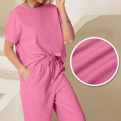 🌷Frühling/Sommer Bestseller 🍃Begrenzte Zeit 56% Rabatt💥Damen Sommer 2-teiliger Hausanzug✨