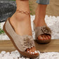 🌺 ‌SCHMERZFREIE ZEHEFREI-SANDALEN: Gel-Einlage + Blumenmuster bis Gr.44!‌ 🌟 ‌-50% SOFORT‌🔥