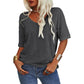 ⏳Begrenzte Zeit 50% Rabatt🔥Unifarbenes Damen-T-Shirt mit V-Ausschnitt