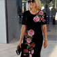 Kurzarmkleid „Rose Bloom“