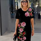 Kurzarmkleid „Rose Bloom“