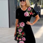 Kurzarmkleid „Rose Bloom“