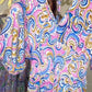 💥Kurzarm-Jumpsuit für Damen mit V-Ausschnitt und Blumenprint