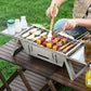 🔥Klappbarer Edelstahl-Grill für draußen💥