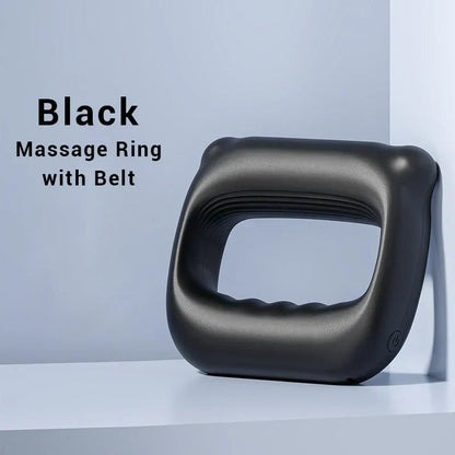 ⏰ Nur noch heute 50% Rabatt! 🟣 3-in-1 Multifunktionaler elektrischer Faszienring mit verstellbarem Gurt, Massage, Fettabbau & Verdauungsförderung für Bauch, Beine, Rücken & Schultern ✨