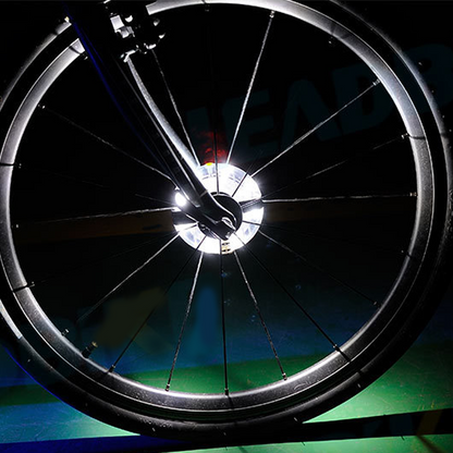 🚴‍♂️ Kaufe 1 und erhalte 1 gratis – Wasserdichtes und wiederaufladbares Fahrrad-Radnabenlicht-Set