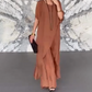 💃Damen-Set aus asymmetrischem Oberteil und lockerer Hose
