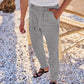 👖 Herren lockere Freizeithose mit Kordelzug – verstellbarer Bund, praktische Schrägtaschen, lässiger Stil. ✨
