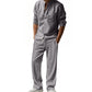 👔⏰ ZEITLICH BEGRENZTES SPECIAL – 50% RABATT! Herren Casual Atmungsaktives Hemd und Hose Set – Lässig, bequem & perfekt für Arbeit & Alltag 🍂