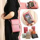 ✨️SONDERANGEBOT 2026👜 2-in-1 Handytasche zum Umhängen: Crossbody-Geldbörse mit Touchscreen-Fenster & RFID-Schutz