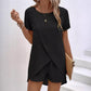 👗 55% RABATT! ☀️ Damen Zweiteiler – asymmetrisches Oberteil & Shorts – Einfarbig, luftig & vielseitig für Sommer, Strand & Alltag 🏖️