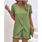 👗 55% RABATT! ☀️ Damen Zweiteiler – asymmetrisches Oberteil & Shorts – Einfarbig, luftig & vielseitig für Sommer, Strand & Alltag 🏖️