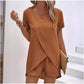 👗 55% RABATT! ☀️ Damen Zweiteiler – asymmetrisches Oberteil & Shorts – Einfarbig, luftig & vielseitig für Sommer, Strand & Alltag 🏖️