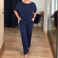 ⏳Zeitlich begrenztes Sonderangebot⏰Elegantes 3-teiliges Set aus Longline-Cardigan, Top und Hose💞