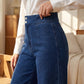 📢📢50% Rabatt!!⏰Damenjeans mit hoher Taille und weitem Bein