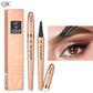 💎 KAUFEN 1, ERHALTEN 1 GRATIS! 💎 3D-Microblading Augenbrauenstift (4 Spitzen) & Wasserfest