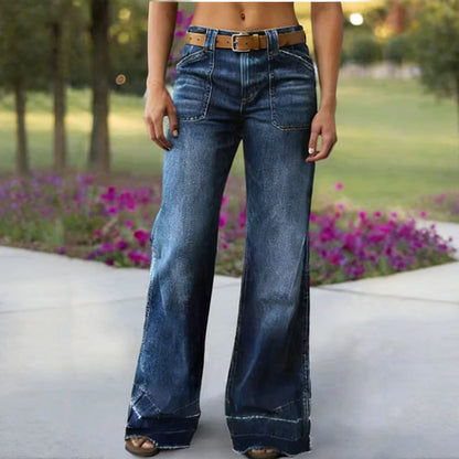 📢📢58 % Rabatt!! ⏰Retro-Jeans für Damen mit Taschen