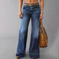 📢📢58 % Rabatt!! ⏰Retro-Jeans für Damen mit Taschen