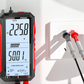 ⏰ Jetzt nur 50 % Rabatt! ⏰ USB-wiederaufladbares Digitalmultimeter – Echter Effektivwert, automatische Bereichswahl und hintergrundbeleuchtetes LCD-Display, CAT III 1000 V 🛡️