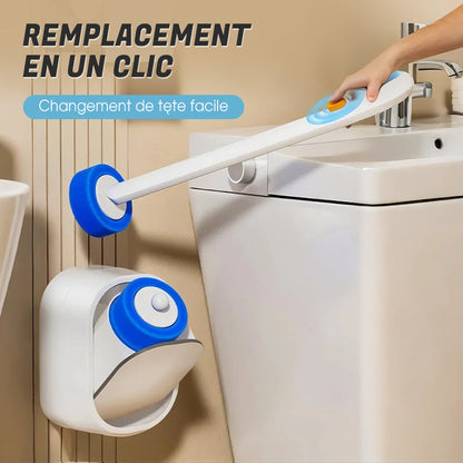 🧹✨ Einweg-Toilettenbürste mit auswechselbarem Kopf – hygienisch, kein Keim-Schlepp. 💧🧼 50 % Rabatt, solange Vorrat reicht!