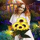 🌻☀️ GIRASOLE SOLARE 50% RABATT! 🌻✨ Lebensechte Blüten, IP65 wasserdicht & automatische Dämmerungssensor (8-12h Leuchtdauer)