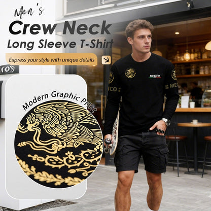 🔈🔈NEU EINGETROFFEN 2026 – 50 % RABATT 🔥👔 Bequemes Herren-Langarmshirt mit Rundhalsausschnitt