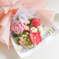 🌸 50% RABATT! 🎉 Handmade Delicate Crochet Flower Bouquet – Lifelike Design, Durable & Perfect Home Decor/Gift ✨