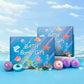 🛁 60 % Rabatt | 🌊 Badebomben mit Ozeanmotiv | 60 g x 12 Stück, schaumiges Badevergnügen & tolle Geschenkidee ✨