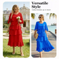 🌸Elegantes Kleid mit gestuften Rüschenärmeln