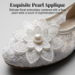 Atmungsaktive Slipper für Damen mit floraler Spitze