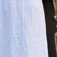 Damen Baumwoll-Leinen Kleid mit Taschen