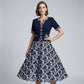 ✨🔥2026 – Neues, elegantes und modisches A-Linien-Kleid mit Blumenmuster🌸