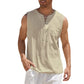 🙌 70% Wiederkaufquote – Qualität überzeugt! Lässiges, ärmelloses Schnür-Tanktop für Herren
