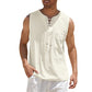 🙌 70% Wiederkaufquote – Qualität überzeugt! Lässiges, ärmelloses Schnür-Tanktop für Herren