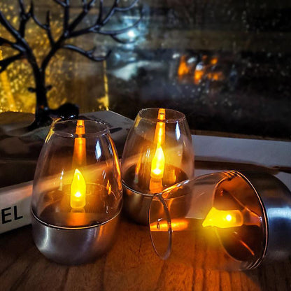 🔥Bis zu 50 % Rabatt🕯️🌞 Solar-Kerzenlicht für draußen – Wetterfest, stimmungsvolles Garten- & Terrassenlicht