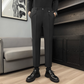 Herren-Businesshose in Slim Fit mit geradem Bein