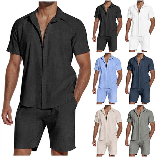 🔥Luftiges 2-teiliges Sommer-Freizeitset für Herren