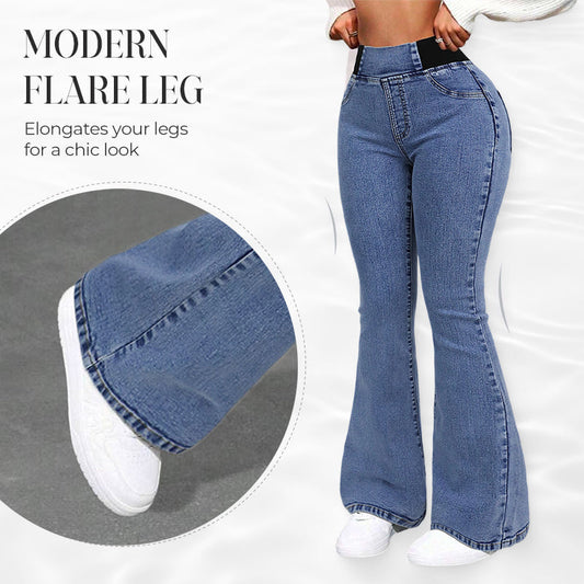 🔥 -50% RABATT: Die High-Waist Jeans für endlose Beine! ✨👖