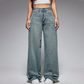 ✨🔥Damenjeans mit hoher Taille und geradem Bein👖