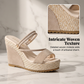 👠Damen-Sandalen mit Keilabsatz und hohen Absätzen