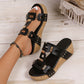 🌺Bequeme Plateau-Sandalen