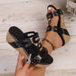 🌺Bequeme Plateau-Sandalen
