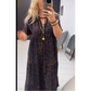 💎【Neues Modell 2026】50 % Rabatt für begrenzte Zeit 👗Damen V-Ausschnitt Leopardenmuster Maxikleid📦Kostenloser Versand🔥