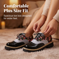 🌺Damen-Brogues mit Blumenmuster und Plateau-Sohle