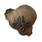 🌷 Frühling/Sommer Neuheit! Eleganter Strohhut mit Stoffschleife | Luftige Webstruktur, weich & verstellbar 👒✨
